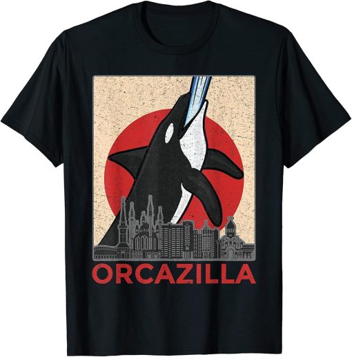 Orcazilla - Funny Killer Whale Orca T-Shirt