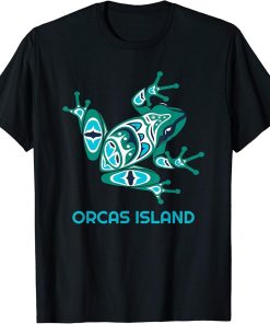 Orcas Island Washington Frog PNW Indian Art Native American T-Shirt