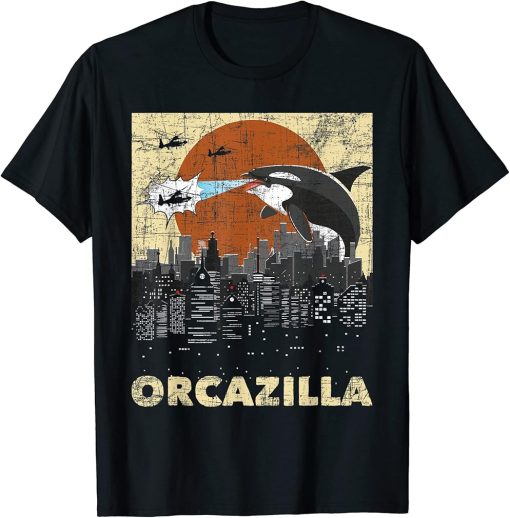 Orcazilla - Whale Lover Ocean Marine Biologist Whales T-Shirt