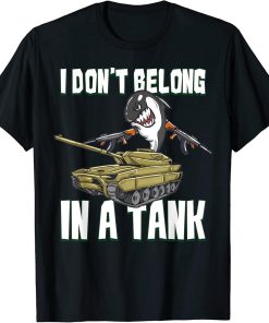 I Don"t Belong In A Tank Funny Killer Whale Meme Orca Whale T-Shirt